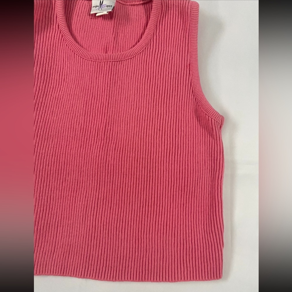 Morgan Sport Ribbed Y2K Tank Top - Picture 4 of 12
